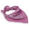 Bandana Rosa de Algodão 55x55cm - Acessório de Moda Versátil & Trendy
