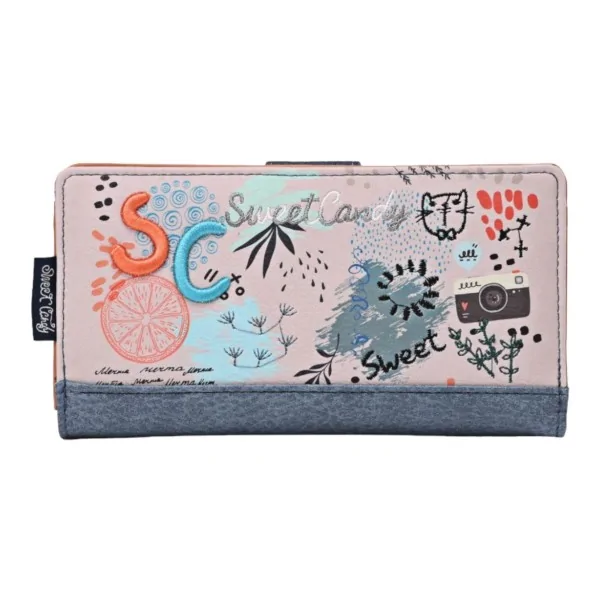 Companion wallet sweety candy blue jeans