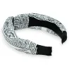 Cerchietto stampato con motivo bandana bianco