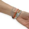Double Wrap Star Bracelet in Silver | Women's Fashion Accessory in Multiple Colors