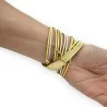 Pulsera Doble Vuelta Amarilla & Dijes | Joya de Moda Tendencia para Mujer
