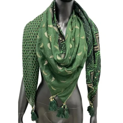Foulard 4 faces patchwork...