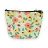 Monedero floral para mujer | Diseño primaveral naranja y amarillo | Moda Tendencia