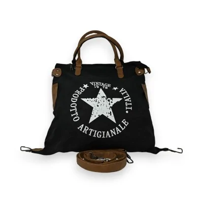 Sac à Main Vintage Star Noir