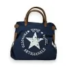 Vintage Jeanshandtasche mit Sternmotiv - Handgefertigter Retro-Stil | Trendige Mode