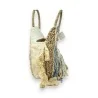 Bolsa redonda de palha boêmia Sofia | Acessório de verão elegante e natural