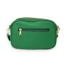 Bolsa tiracolo verde Brasil com vários bolsos e alça étnica | Moda Tendência