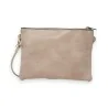 Sac pochette bandoulière rose avec étoile argentée | Mode Tendance