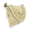 Bolso bandolera bohemio de paja natural - Accesorio de moda tendencia verano