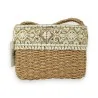 Sac Bandoulière Bohème en Paille | Broderies Artisanales | Mode Tendance