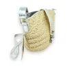 Bolso bandolera de paja beige y plateado - Estilo bohemio chic | Moda Tendencia