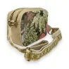 Sac bandoulière brodé fleurs | Accessoire mode élégant à sequins verts