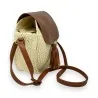 Bolsa Tiracolo Boêmia Redonda de Palha | Acessório de Moda Elegante para o Verão