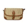 Bohemian rectangular straw crossbody bag