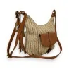 Borsa a tracolla in paglia beige | Accessorio moda estivo elegante e pratico