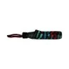 Compact and elegant striped folding umbrella - Trendy rain protection