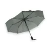 Paraguas plegable automático de cuadros vichy negro