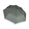 Automatic Folding Umbrella Black Gingham | Elegant Design & Optimal Protection