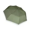 Paraguas Plegable Automático de Cuadros Vichy Caqui | Diseño Elegante y Protección Óptima