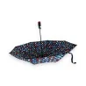 Polka Dot Semi-Automatic Folding Umbrella | Elegant Rain Protection