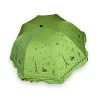 Parapluie Pliant Manuel Tour Eiffel Vert Anis avec Volants | Mode Tendance
