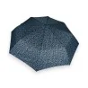 Ombrello Pieghevole Semi-Automatico Blu Navy con Motivi | Protezione Elegante