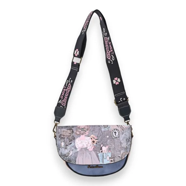 Borsa a tracolla arrotondata Sweet & Candy per shopping e passeggiate