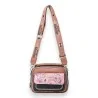 Sac bandoulière Sweet & Candy papillons rose | Accessoire mode tendance