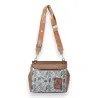 Sweet & Candy Safari Party Pink Crossbody Bag | Trendy Vintage Satchel