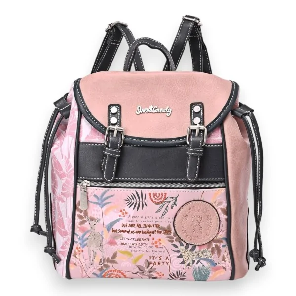 Rucksack Sweet & Candy Tropical Forest Rose