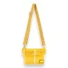 Sac bandoulière jaune David Jones à franges | Mode Tendance