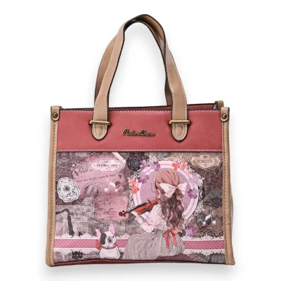 Bolsa de mão Sweet & Candy Violino Rosa