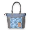 Sweet & Candy Tropical Handbag | Elegant Two-Tone Camel and Gray Design
