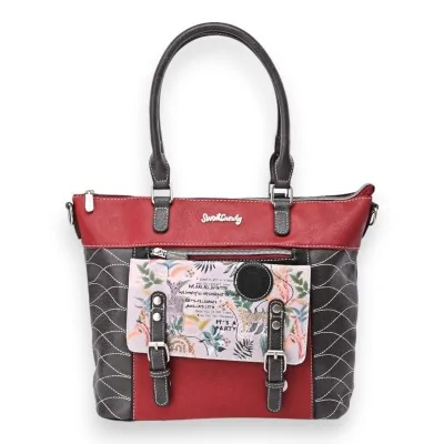Sweet & Candy Tropical Handbag Red and Black