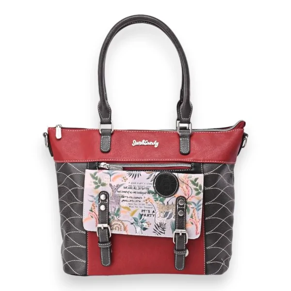 Sac à main Sweet & Candy Tropical Rouge et Noir