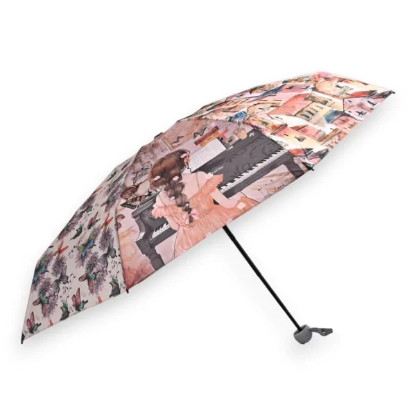 Guarda-chuva Sweet & Candy menina ao piano