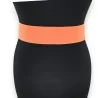 Cintura Elastica Arancione con Fibbia Dorata - Accessorio Moda Donna Trendy