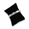 Bracelet Rigide Argenté 3 Cœurs en Acier - Bijou Élégant pour Femme