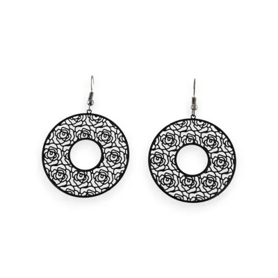 Boucle d'oreille dentelle...