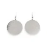 Boucles d'Oreilles Mandala Argentées | Bijoux Élégants Mode Tendance