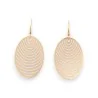 Goldene Ohrringe Aura