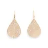 Boucles d'Oreilles Motif Dentelle Dorées | Bijoux Élégants Mode Tendance