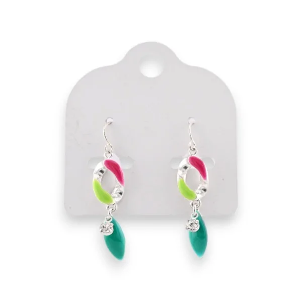 Pendientes de metal con color original marca Ikita