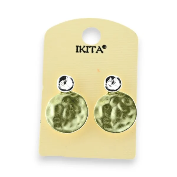 Boucles d'Oreilles Ikita Vert d'Eau