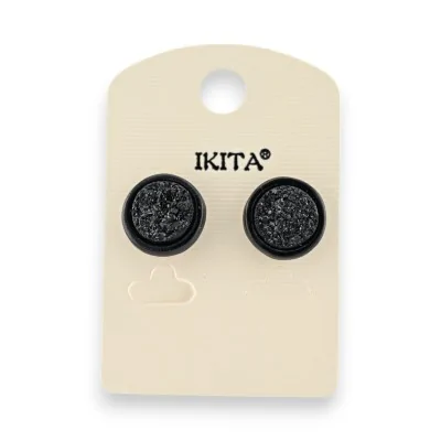 Boucles d'oreilles rondes...