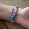 Montre Femme Ernest E64001 Multicolore à Bracelet Élastique | Mode Tendance