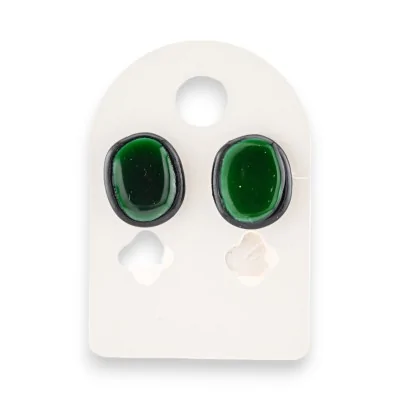 Boucles d'oreilles vert...