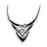 Collier Géométrique Belle Miss Noir | Bijou Design Moderne & Élégant