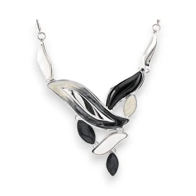 Collier fantaisie argenté...