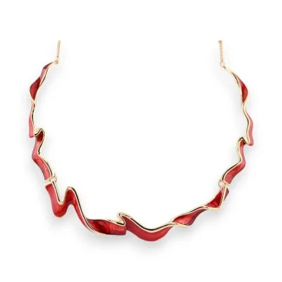 Collier rigide zig-zag...